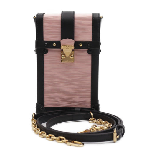 Louis Vuitton Pochette Trunk, Pink, Leather, clutch