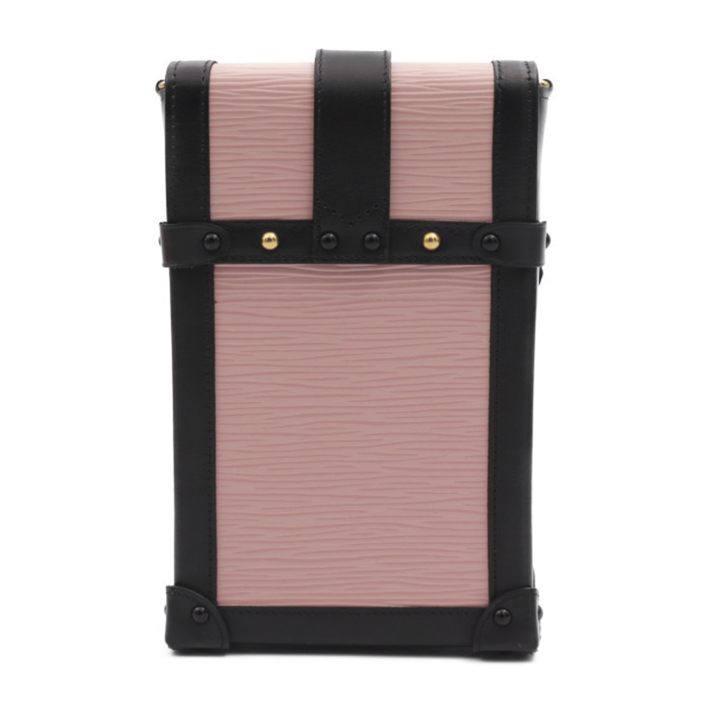 Louis Vuitton Pochette Trunk, Pink, Leather, clutch