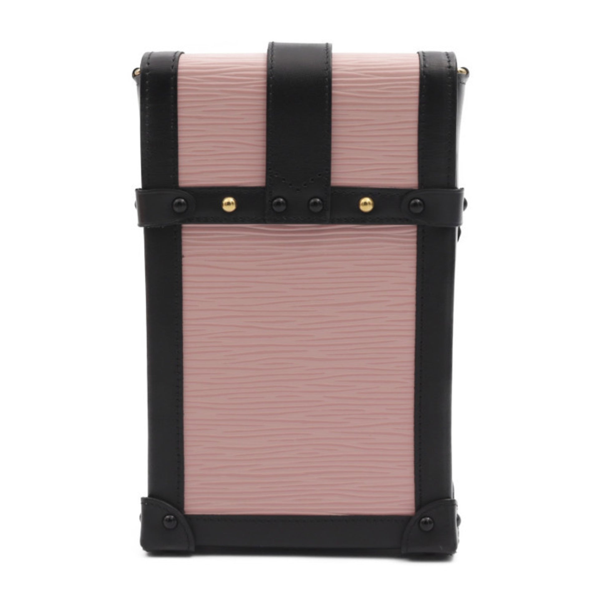 Louis Vuitton Pochette Trunk, Pink, Leather, clutch