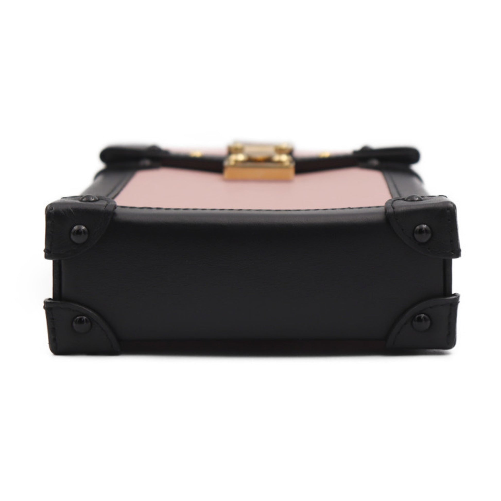Louis Vuitton Pochette Trunk, Pink, Leather, clutch
