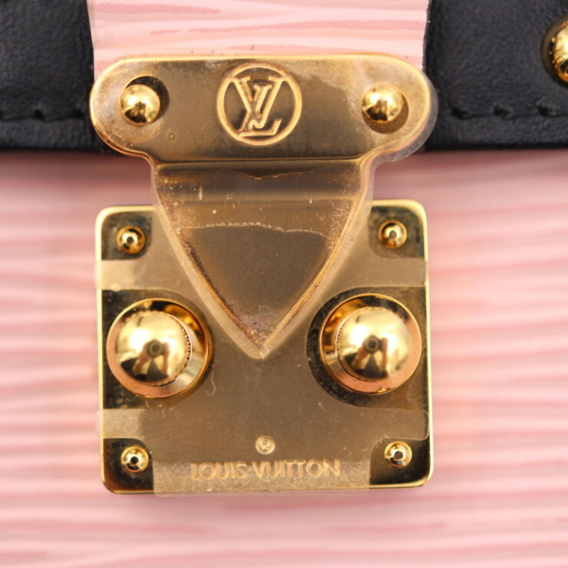 Louis Vuitton Pochette Trunk, Pink, Leather, clutch