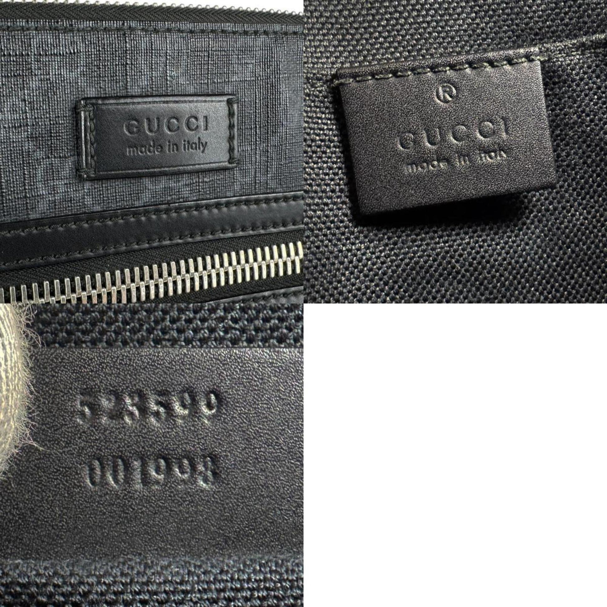 Gucci Messenger, Black, Canvas, shoulder