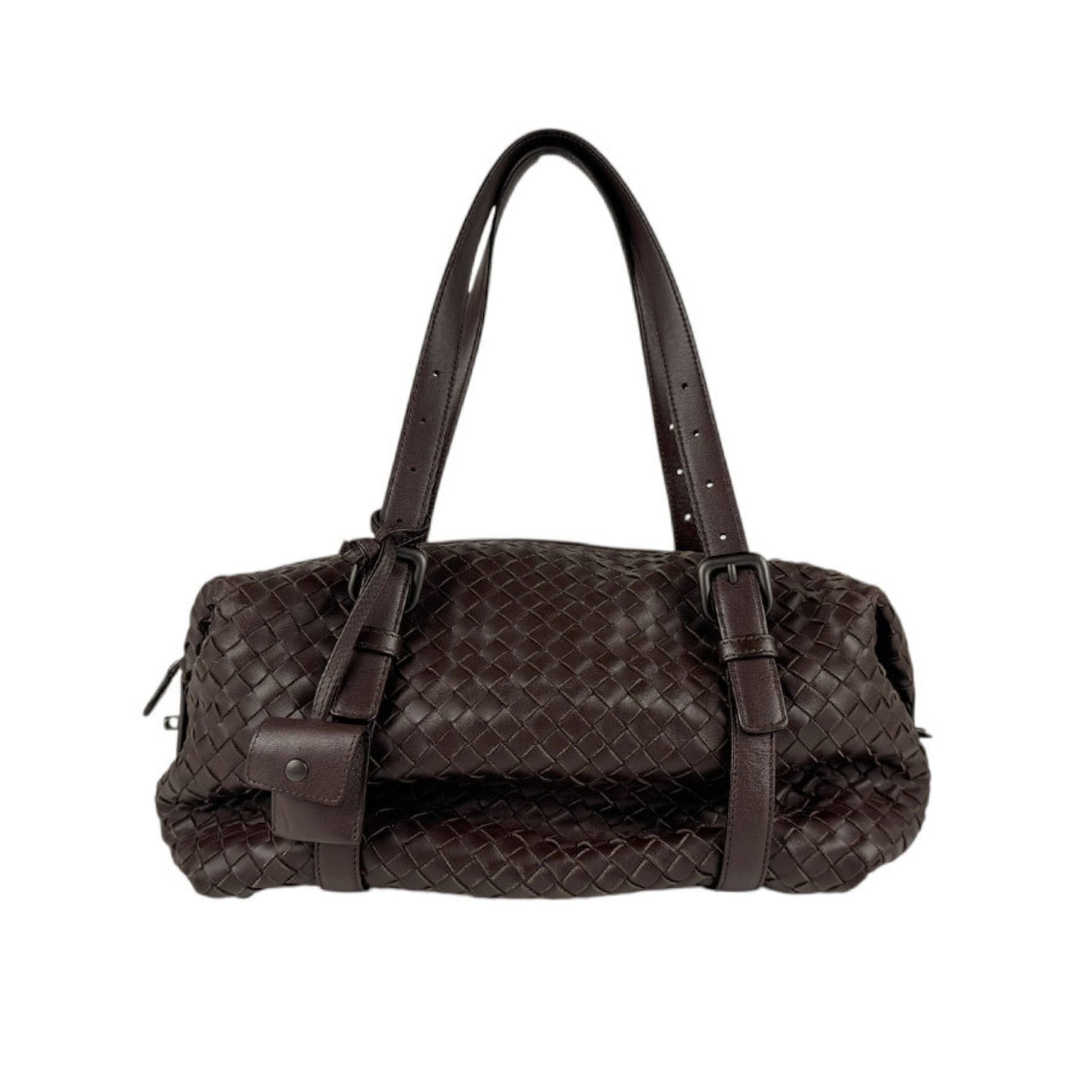 Bottega Veneta Montaigne, Brown, Leather, handbag