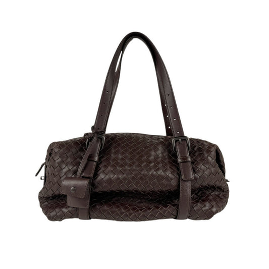 Bottega Veneta Montaigne, Brown, Leather, handbag