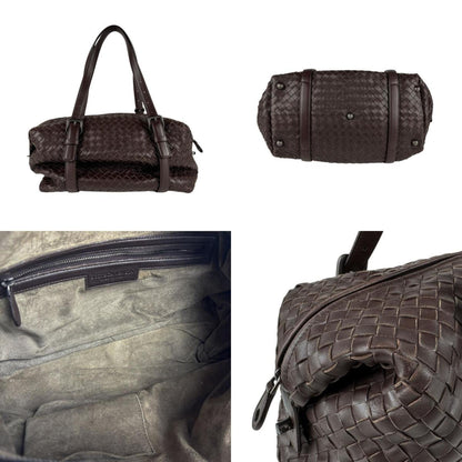 Bottega Veneta Montaigne, Brown, Leather, handbag