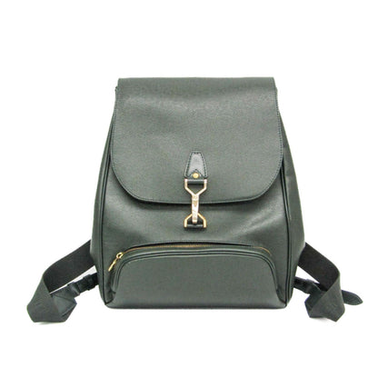 Louis Vuitton Cassiar, Green, Leather, backpack