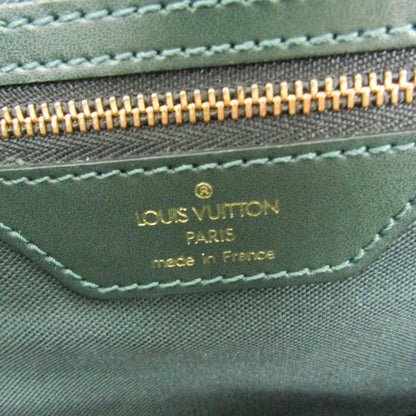 Louis Vuitton Cassiar, Green, Leather, backpack