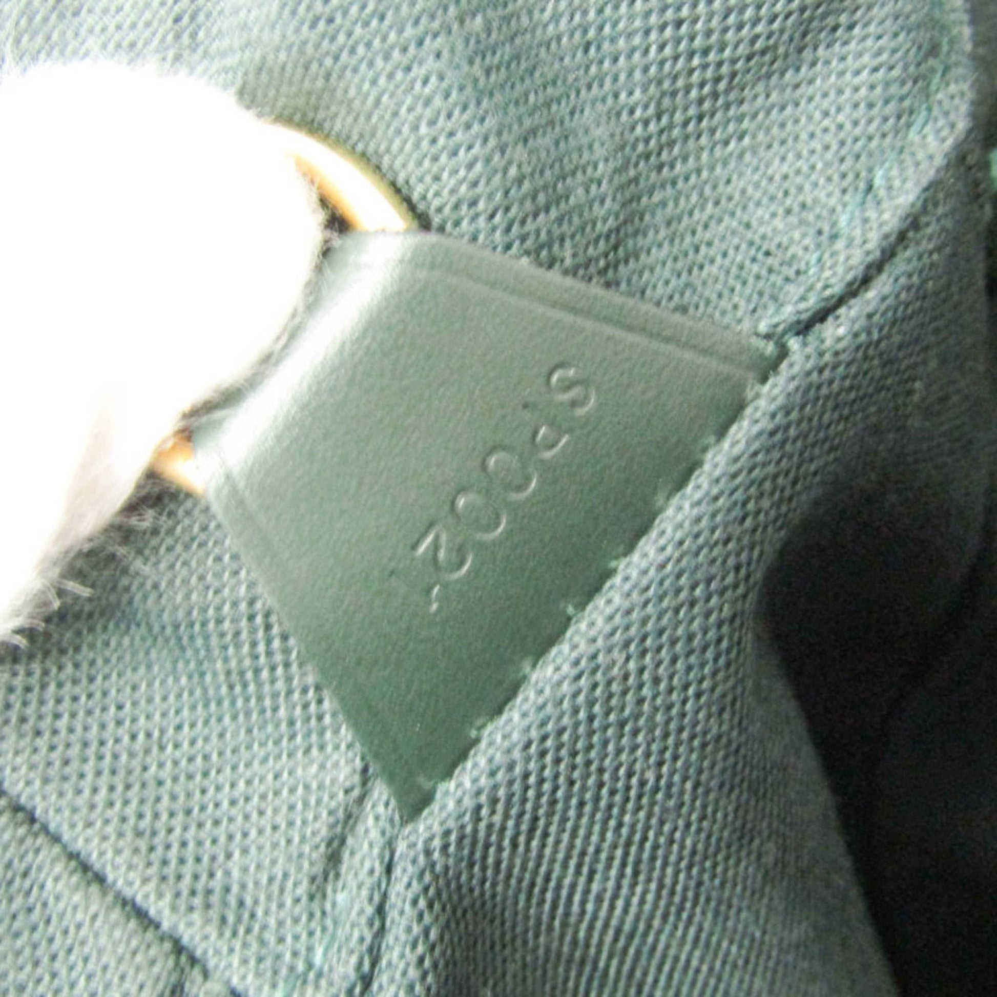 Louis Vuitton Cassiar, Green, Leather, backpack