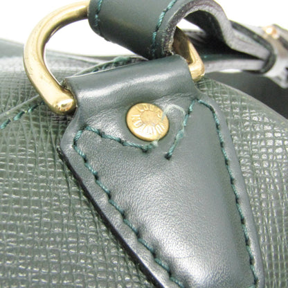 Louis Vuitton Cassiar, Green, Leather, backpack