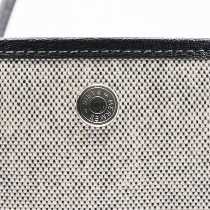 Hermès Garden Party, Grey, Canvas, handbag