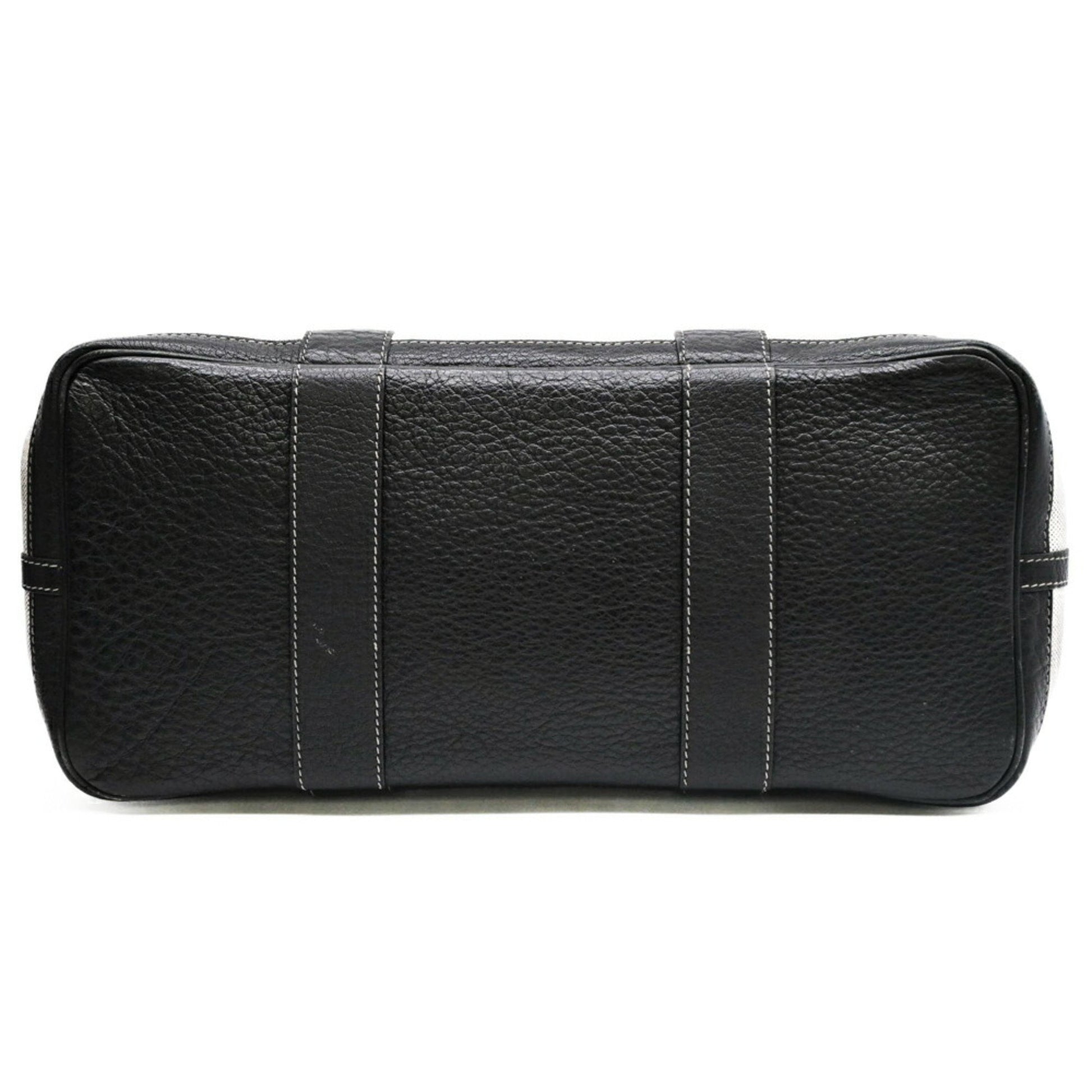 Hermès Garden Party, Grey, Canvas, handbag