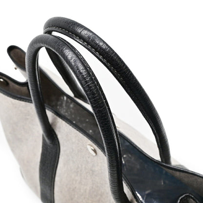 Hermès Garden Party, Grey, Canvas, handbag