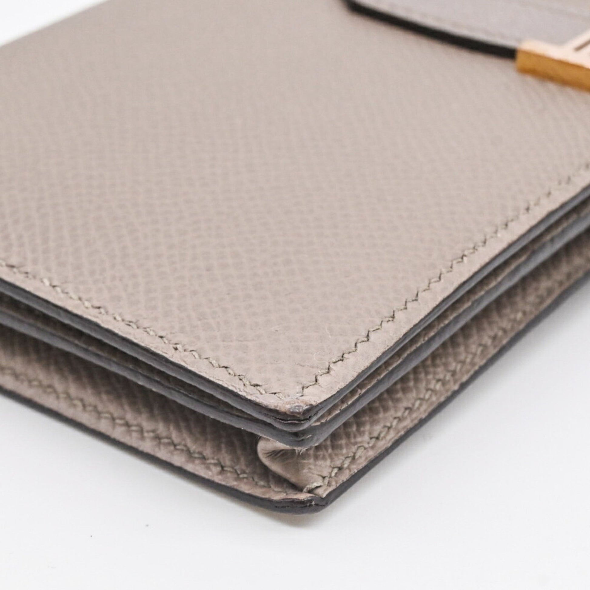 Hermès Béarn, Grey, Leather, wallet