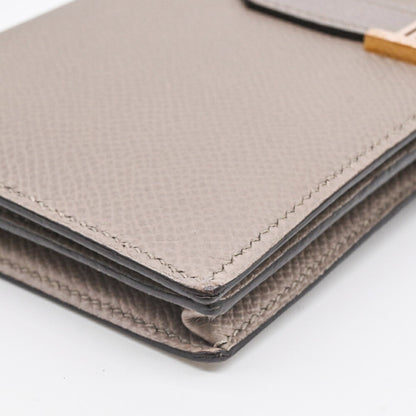 Hermès Béarn, Grey, Leather, wallet