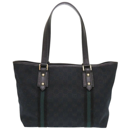 Gucci Sherry, Black, Canvas, tote
