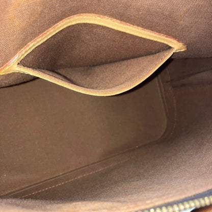 Louis Vuitton Alma, Brown, Canvas, handbag