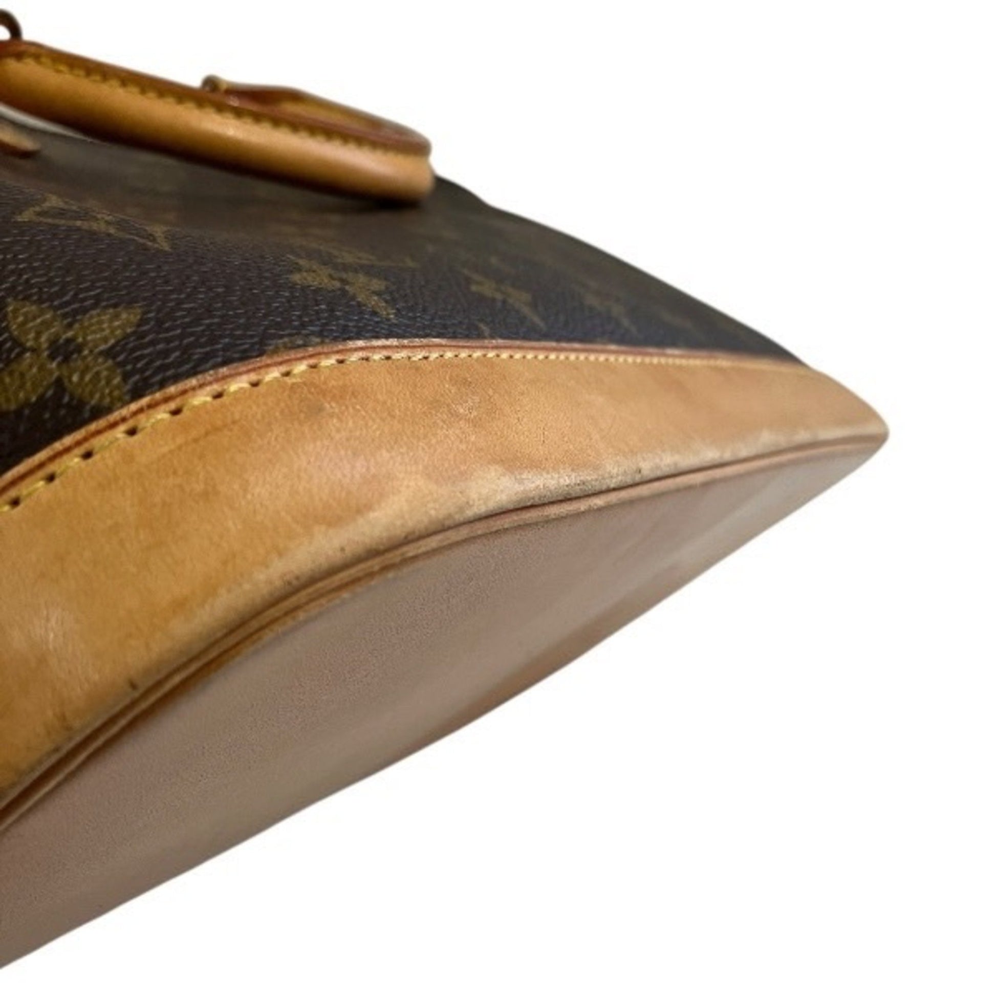 Louis Vuitton Alma, Brown, Canvas, handbag