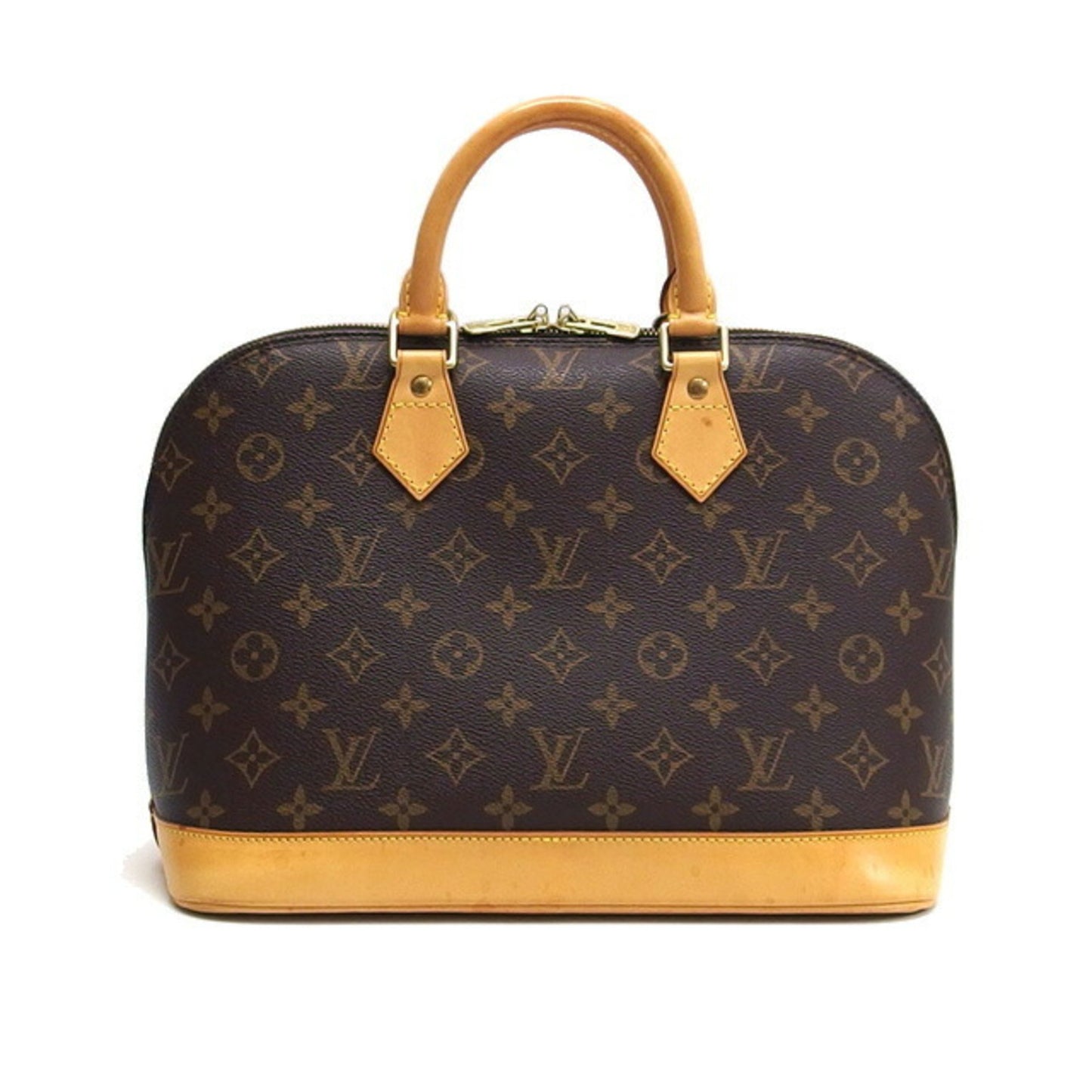 Louis Vuitton Alma, Brown, Canvas, handbag