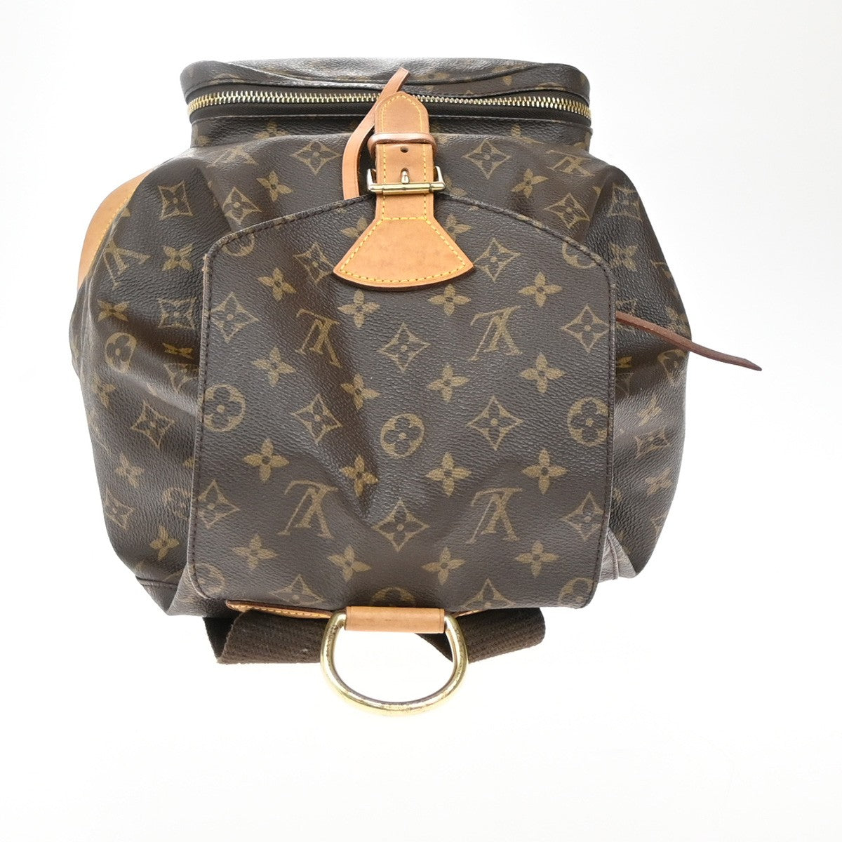 Louis Vuitton Montsouris Backpack Monogram Canvas, BROWN, CANVAS, Backpack