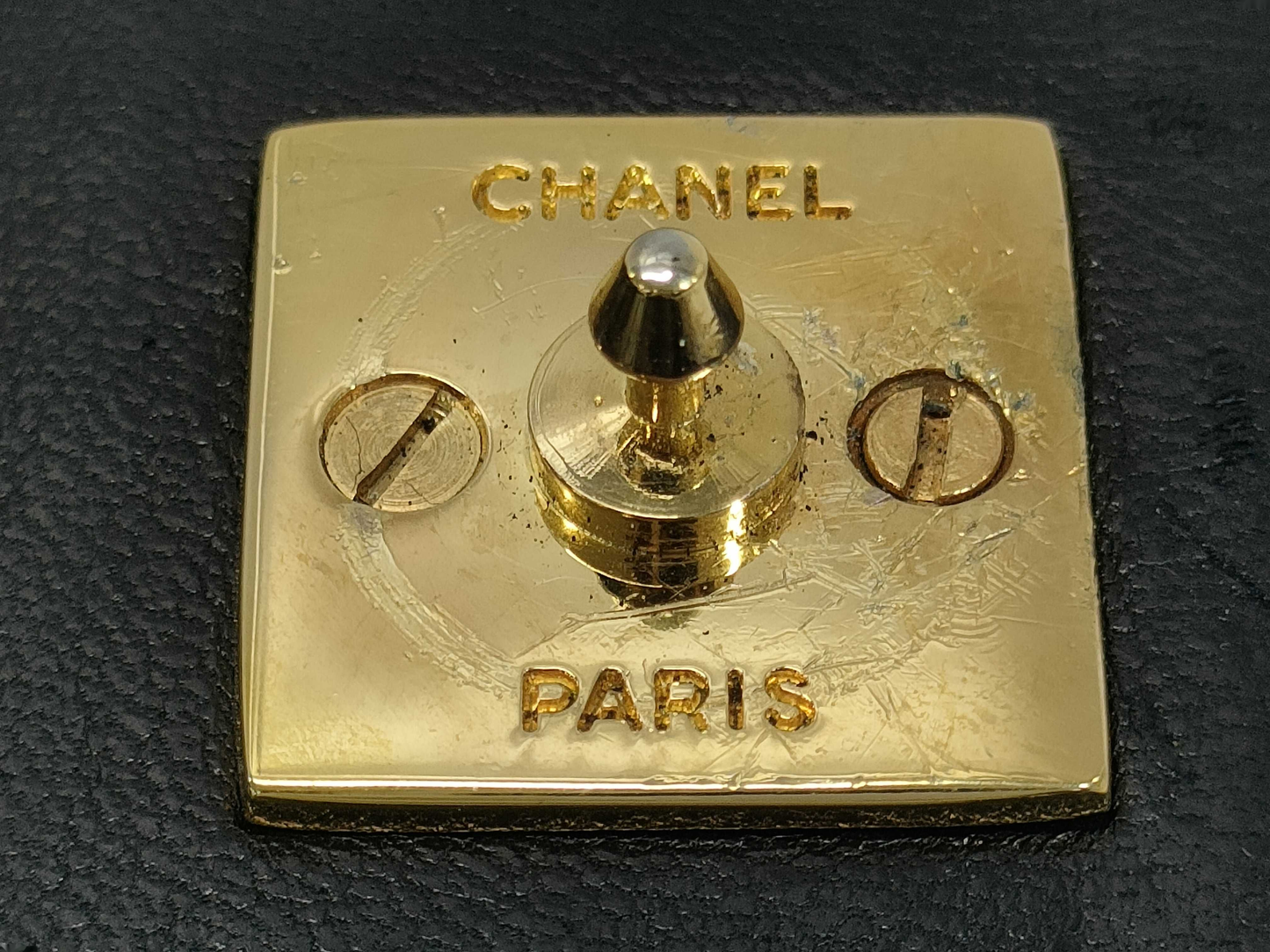 Chanel Wallet on Chain Quilted Velvet, BLACK, LEATHER, Handbag