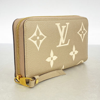 Louis Vuitton Zippy wallet, Beige, Leather, wallet
