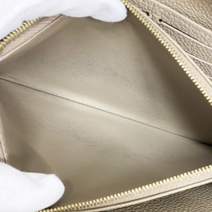Louis Vuitton Zippy wallet, Beige, Leather, wallet