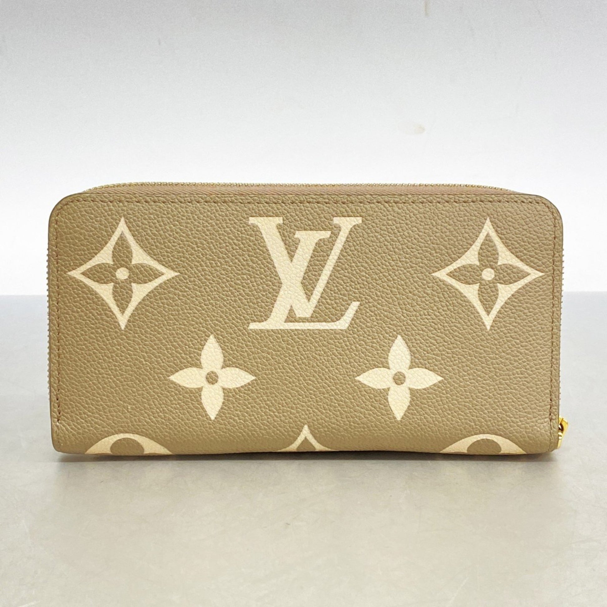Louis Vuitton Zippy wallet, Beige, Leather, wallet