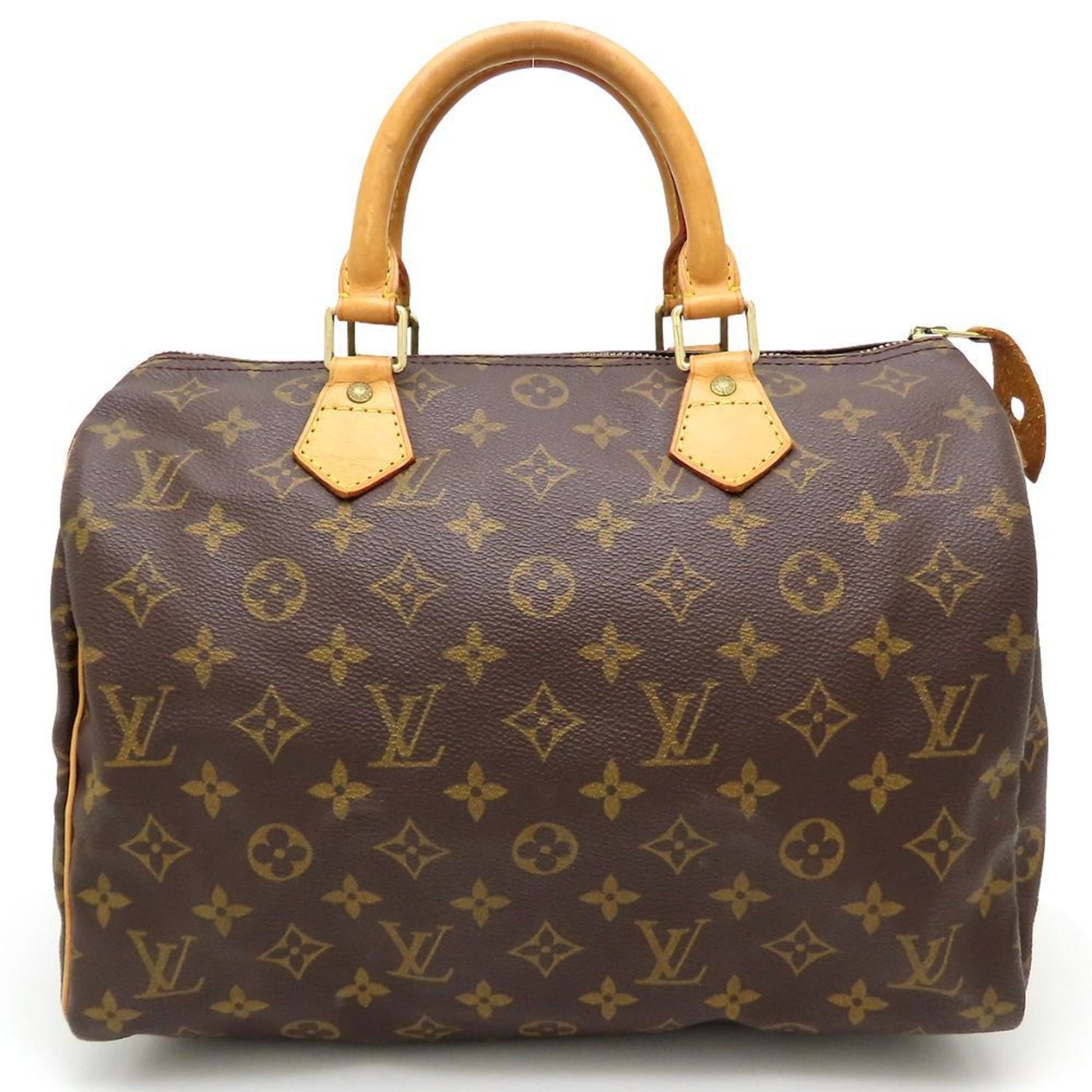 Louis Vuitton Speedy 30, Brown, Canvas, handbag