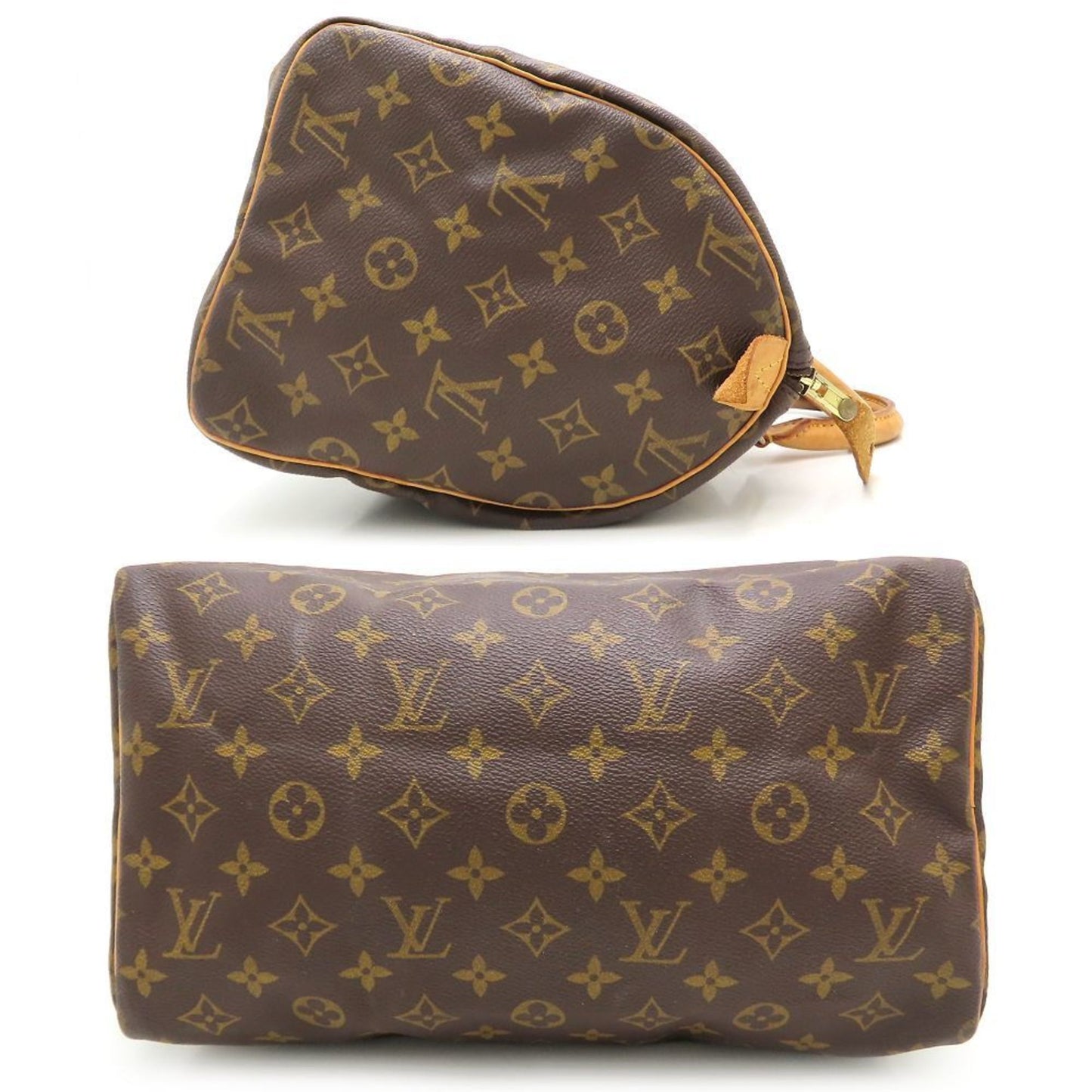 Louis Vuitton Speedy 30, Brown, Canvas, handbag