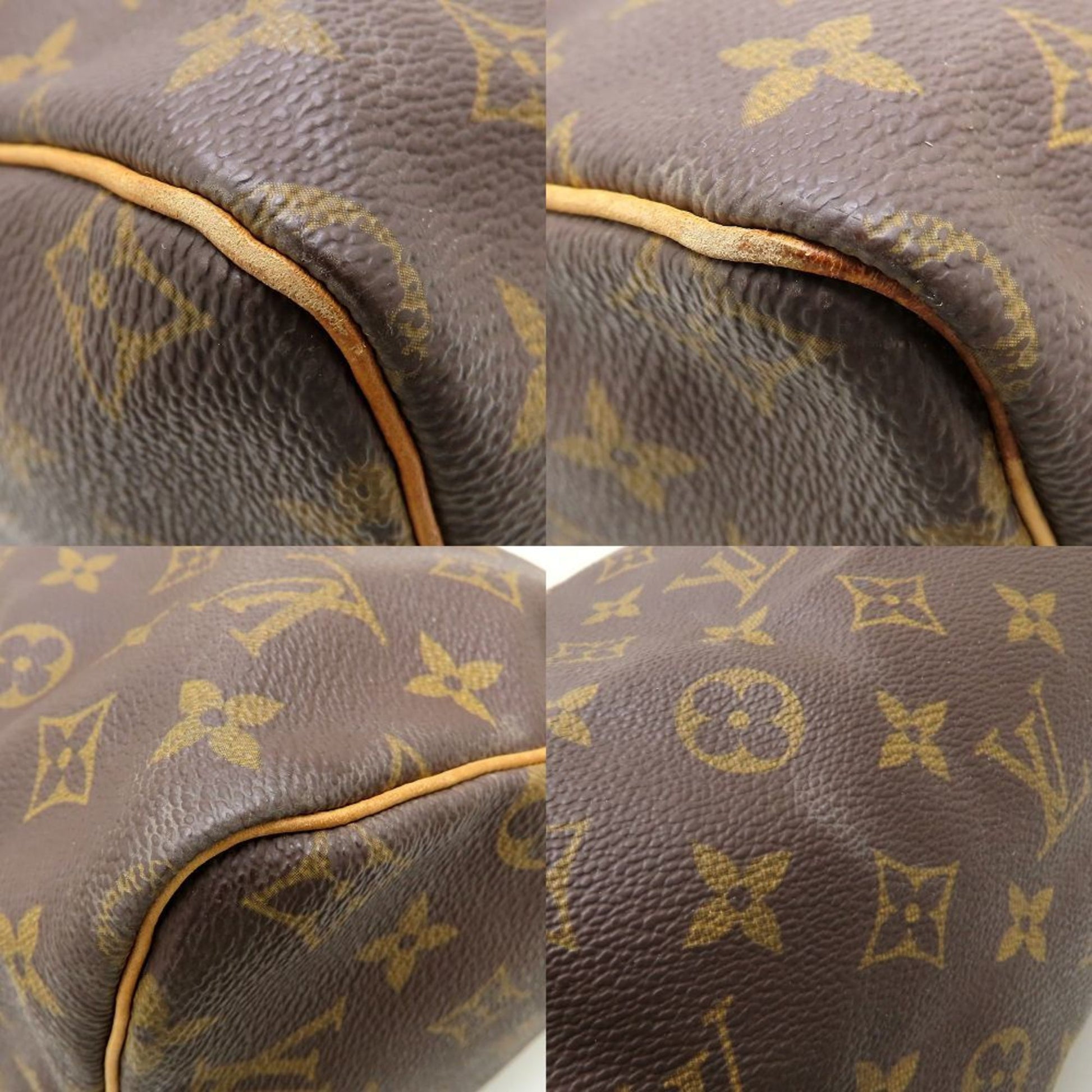 Louis Vuitton Speedy 30, Brown, Canvas, handbag