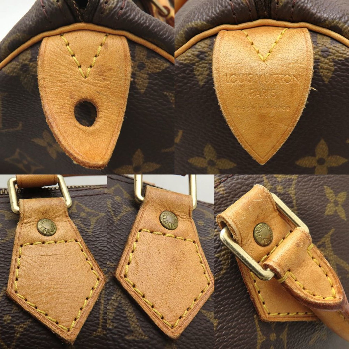 Louis Vuitton Speedy 30, Brown, Canvas, handbag