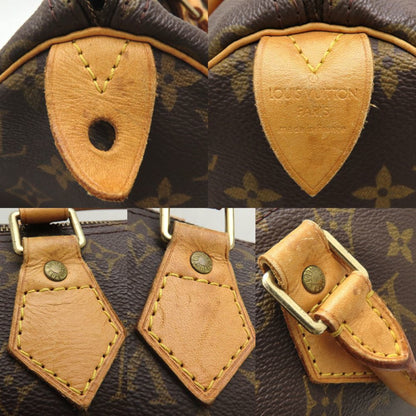 Louis Vuitton Speedy 30, Brown, Canvas, handbag