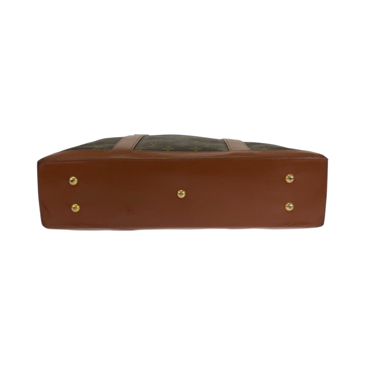 Louis Vuitton Weekend PM, Brown, Canvas, tote