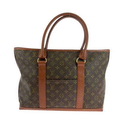 Louis Vuitton Weekend PM, Brown, Canvas, tote