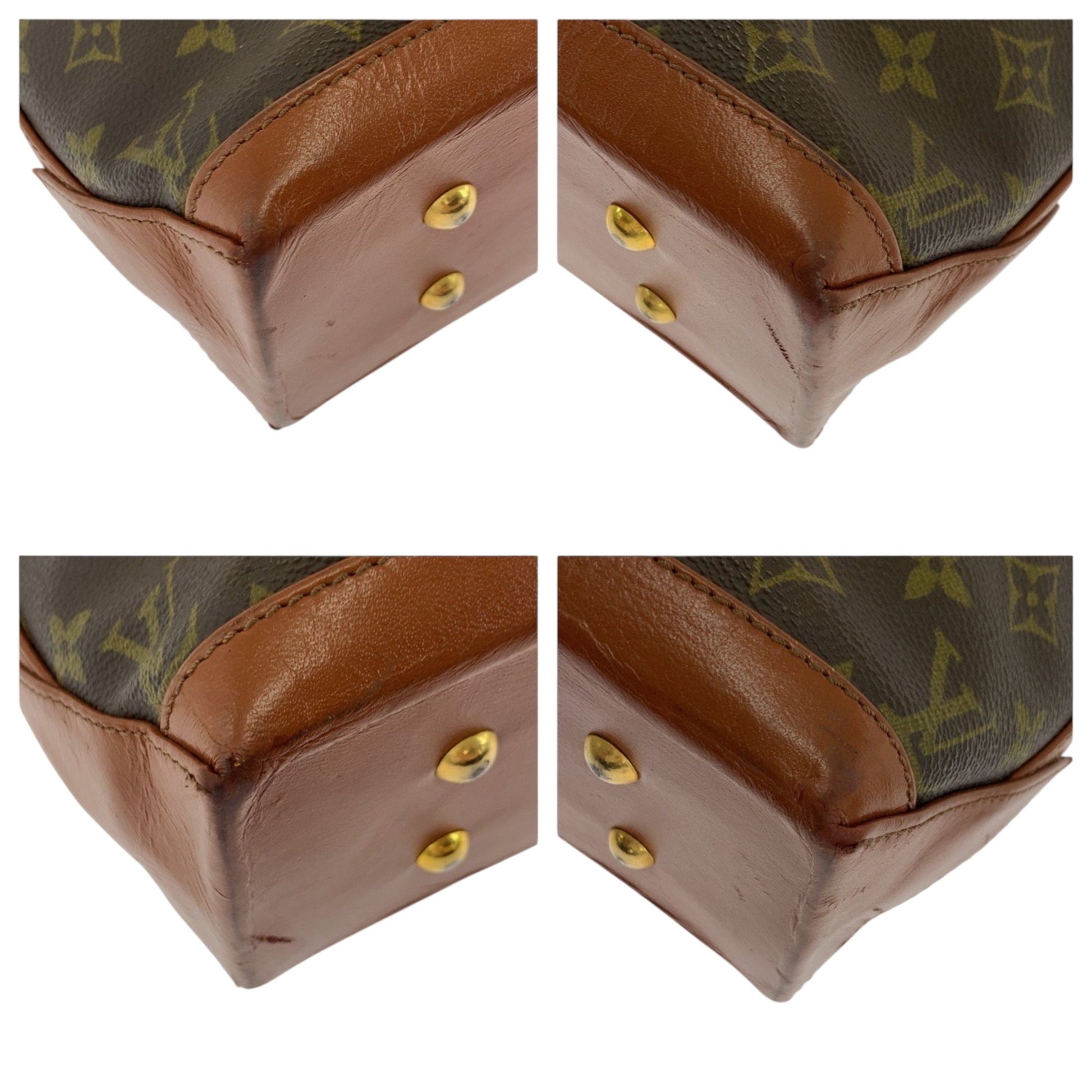 Louis Vuitton Weekend PM, Brown, Canvas, tote