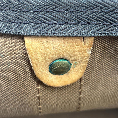 Louis Vuitton Keepall 55, Brown, Canvas, travel