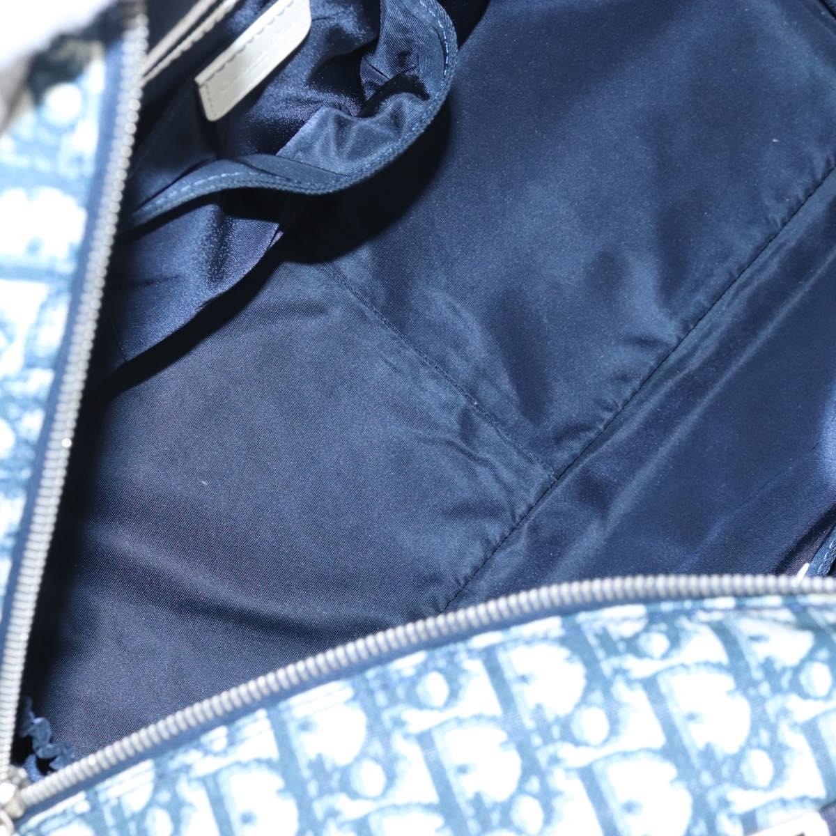 Christian Dior Vintage Girly Boston Diorissimo Canvas, Navy, Canvas, Handbag
