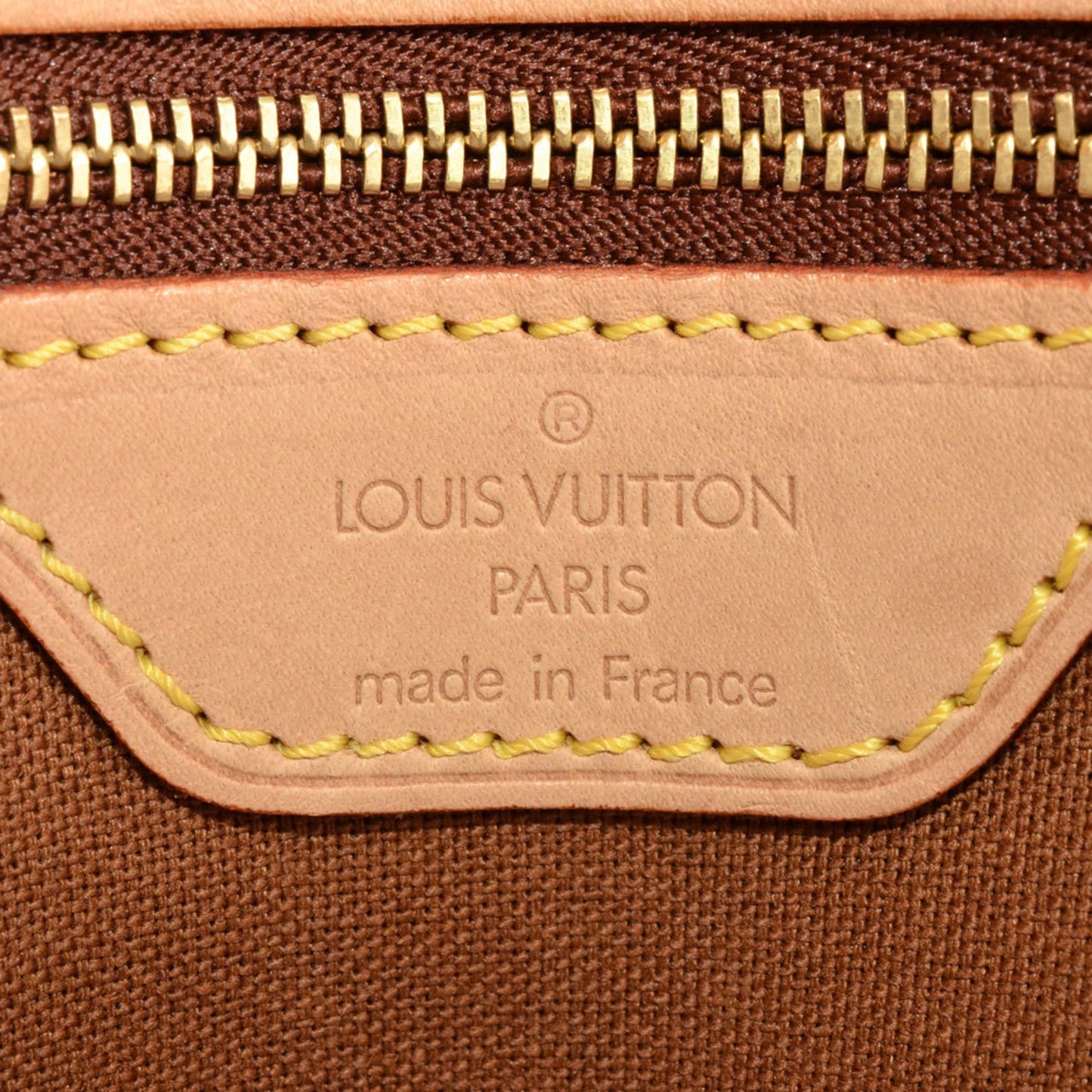 Louis Vuitton Mini looping, Brown, Canvas, shoulder