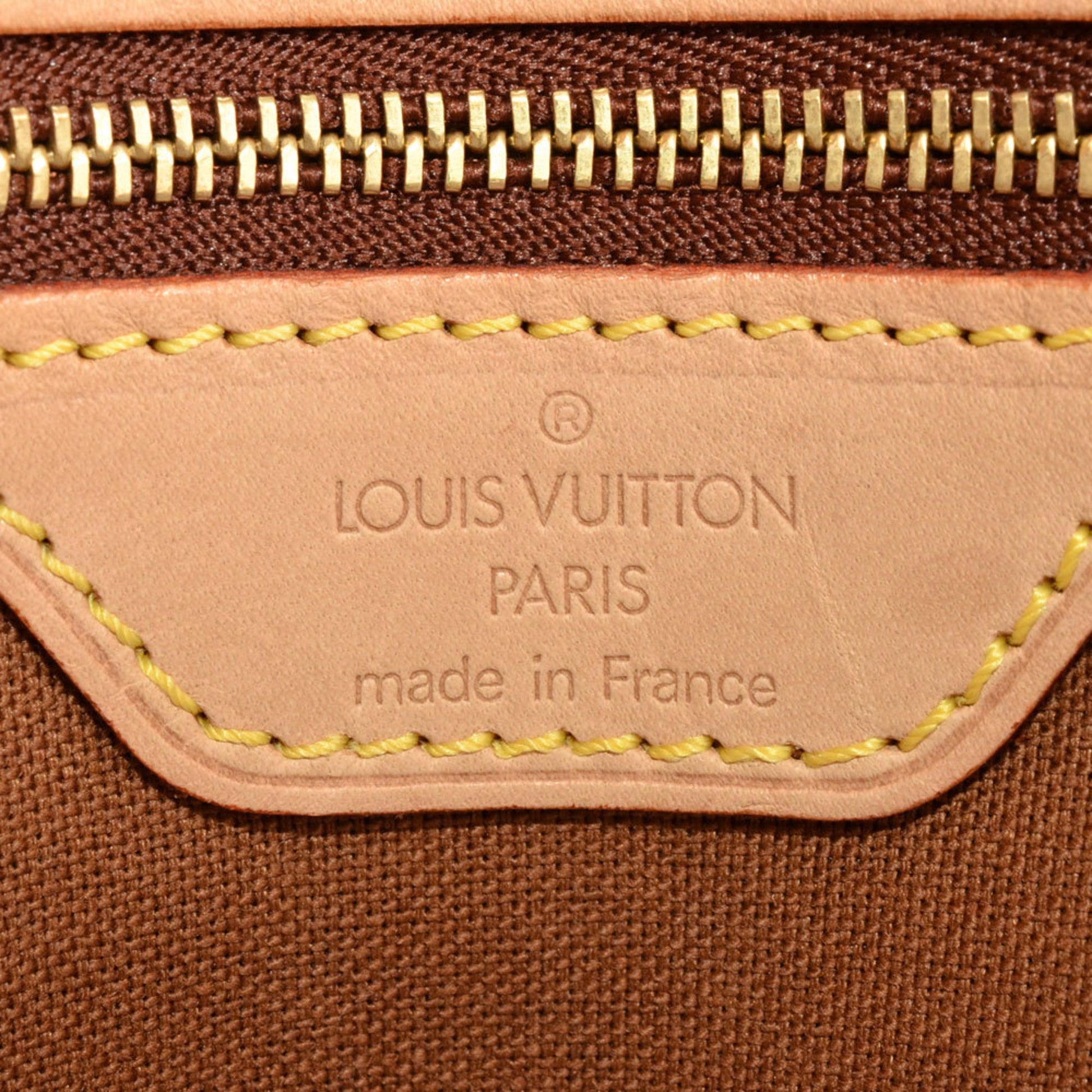 Louis Vuitton Mini looping, Brown, Canvas, shoulder