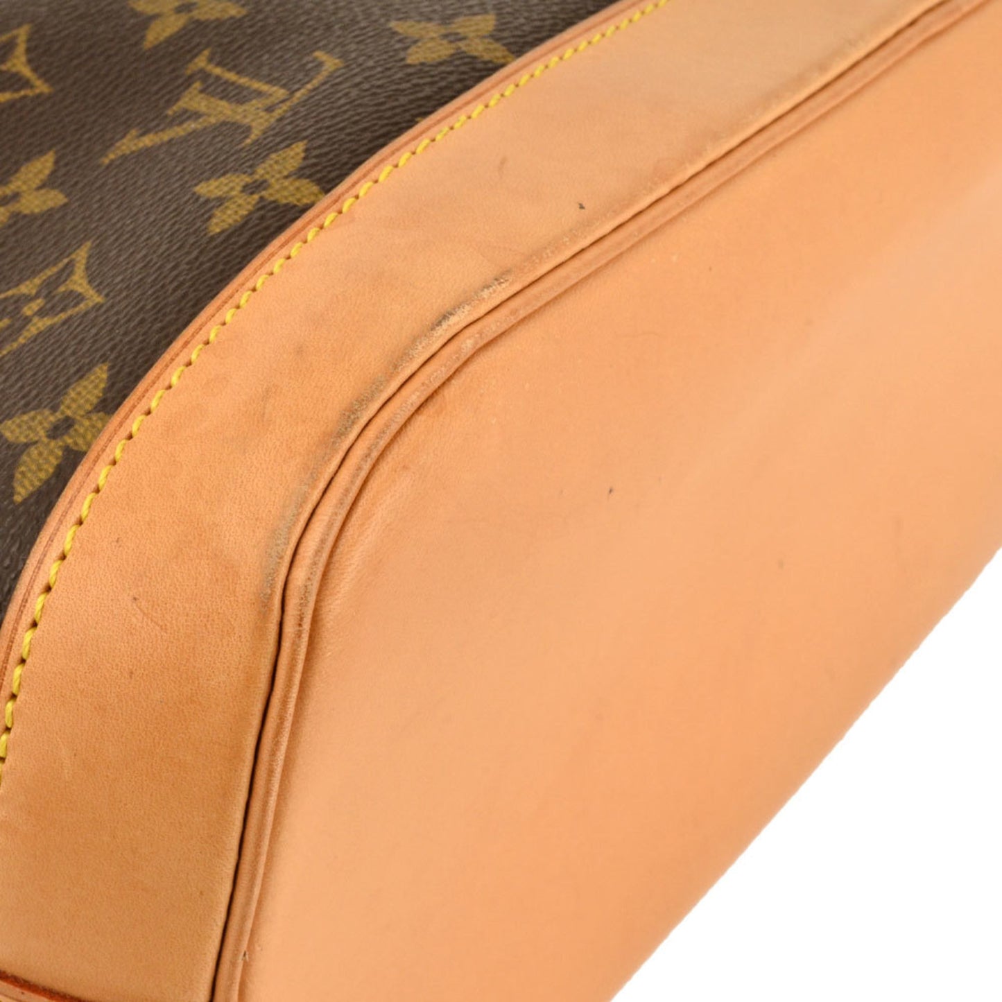 Louis Vuitton Alma, Brown, Canvas, handbag