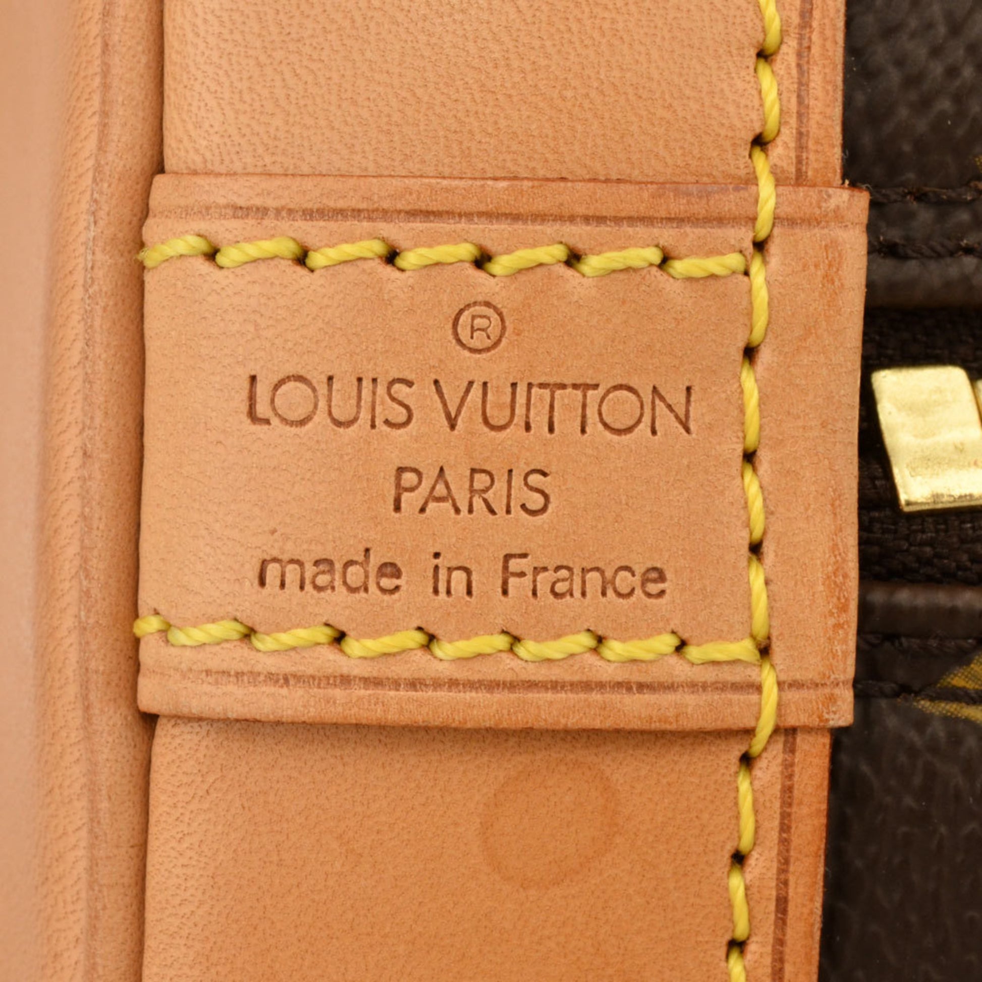 Louis Vuitton Alma, Brown, Canvas, handbag