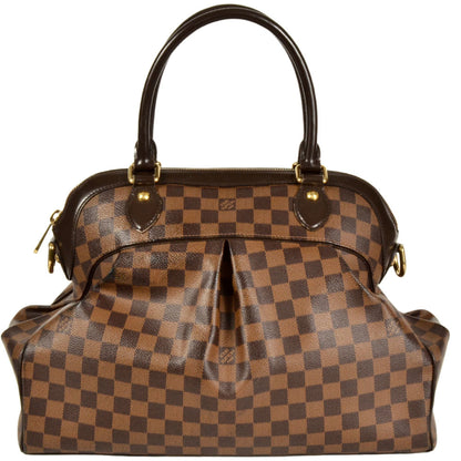 Louis Vuitton Trevi, Brown, Canvas, handbag
