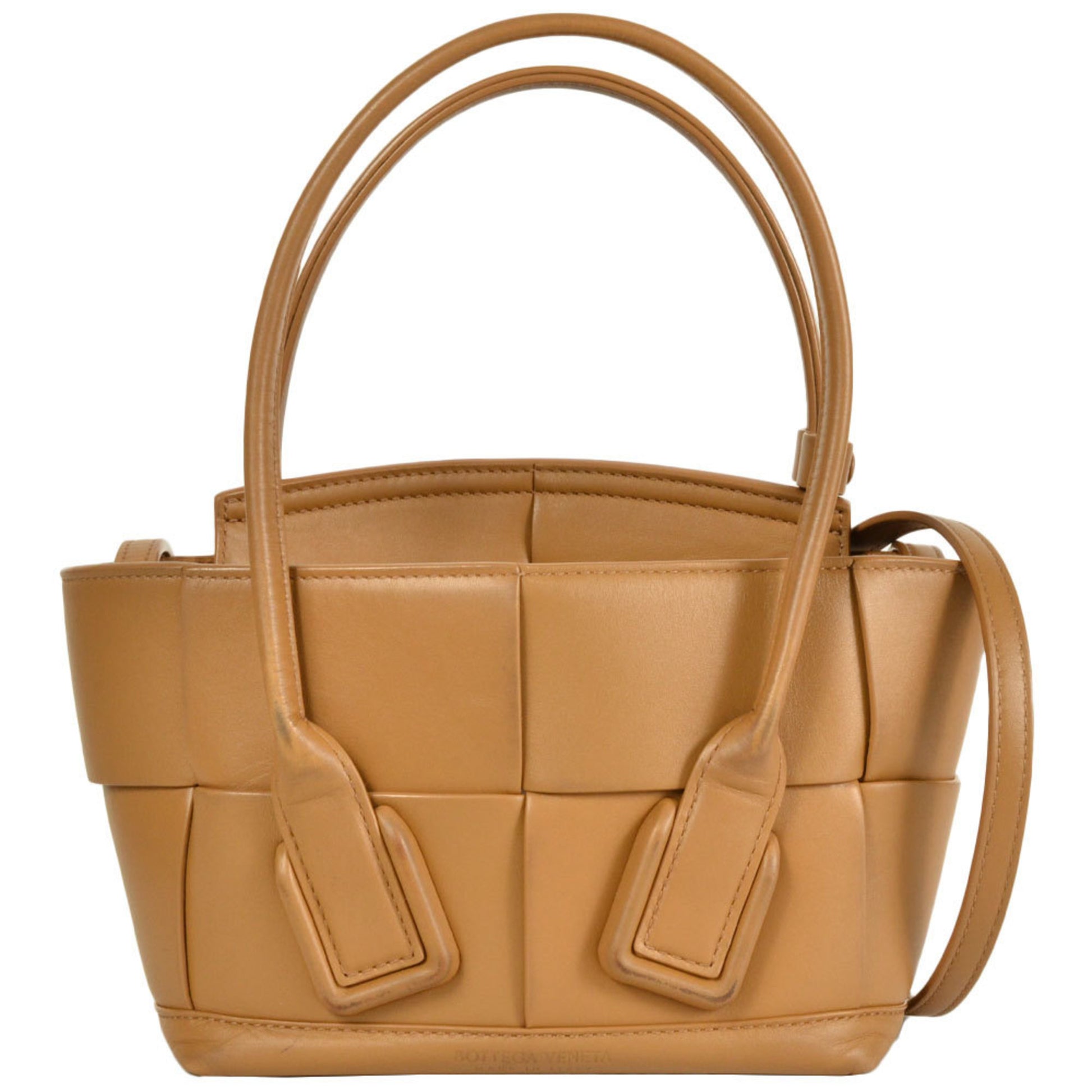 Bottega Veneta Arco, Brown, Leather, handbag