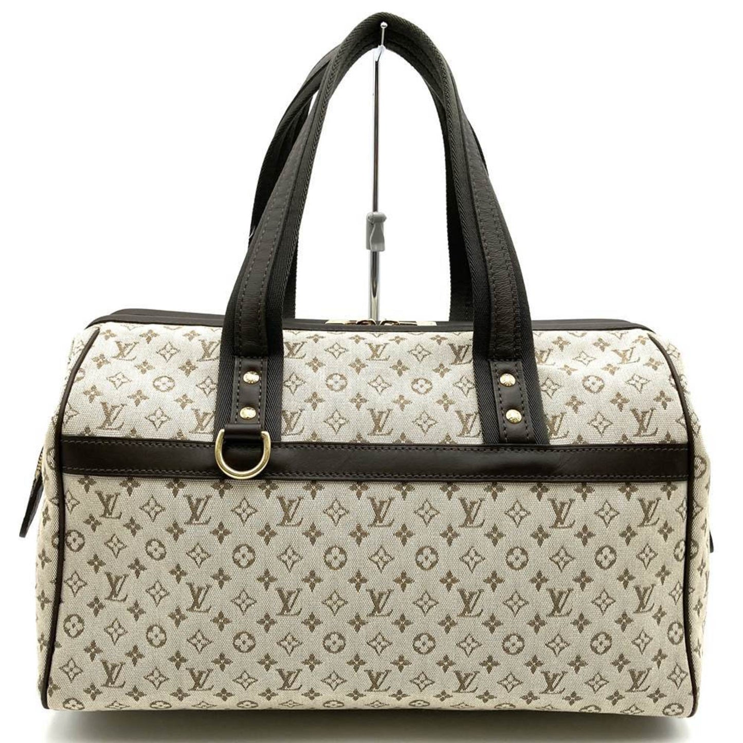 Louis Vuitton Josephine, Beige, Canvas, handbag