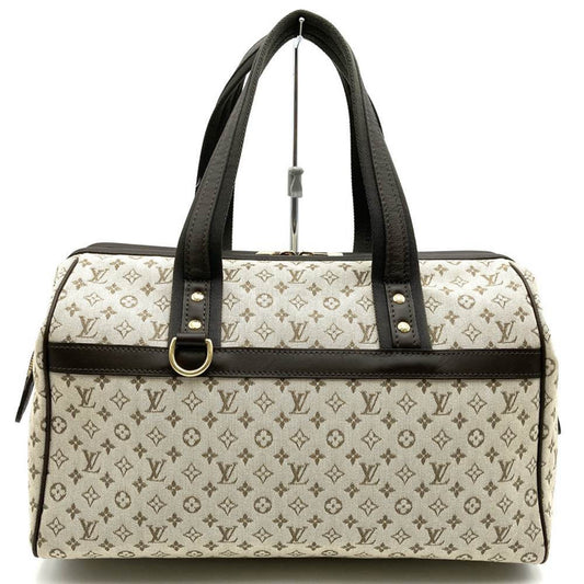Louis Vuitton Josephine, Beige, Canvas, handbag