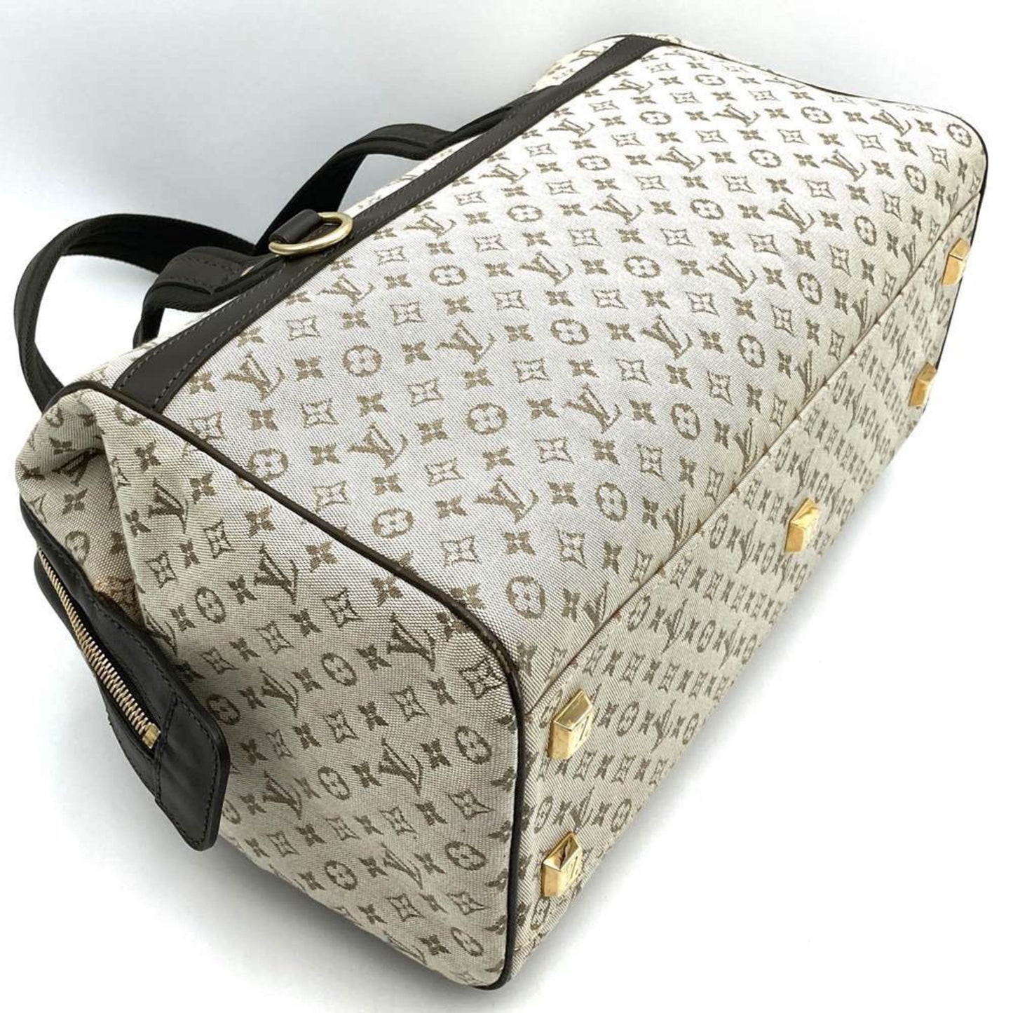 Louis Vuitton Josephine, Beige, Canvas, handbag