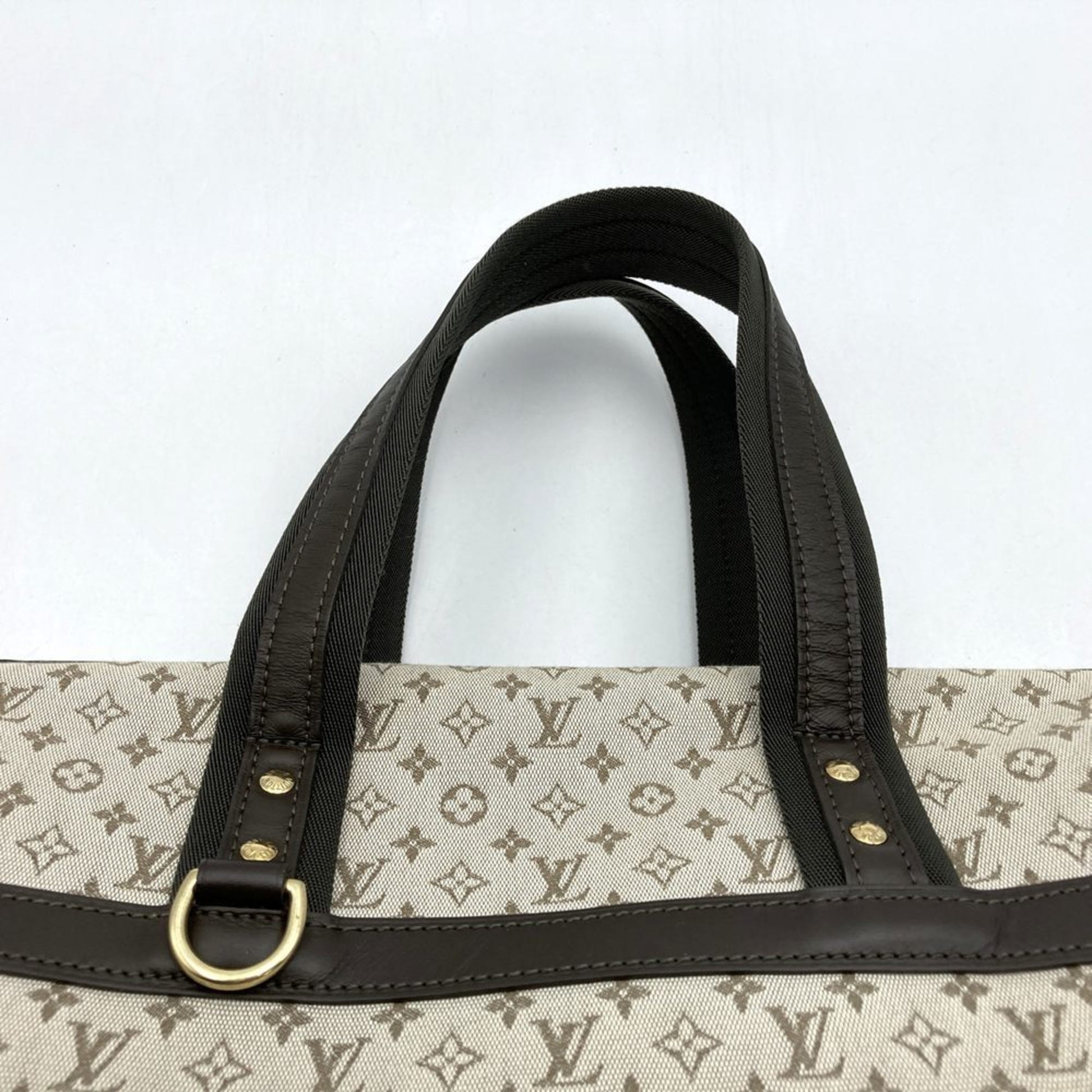 Louis Vuitton Josephine, Beige, Canvas, handbag