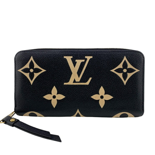 Louis Vuitton Zippy wallet, Black, Leather, wallet