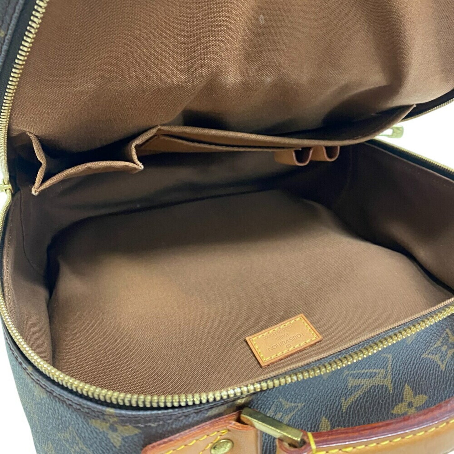 Louis Vuitton Packall, Brown, Canvas, shoulder