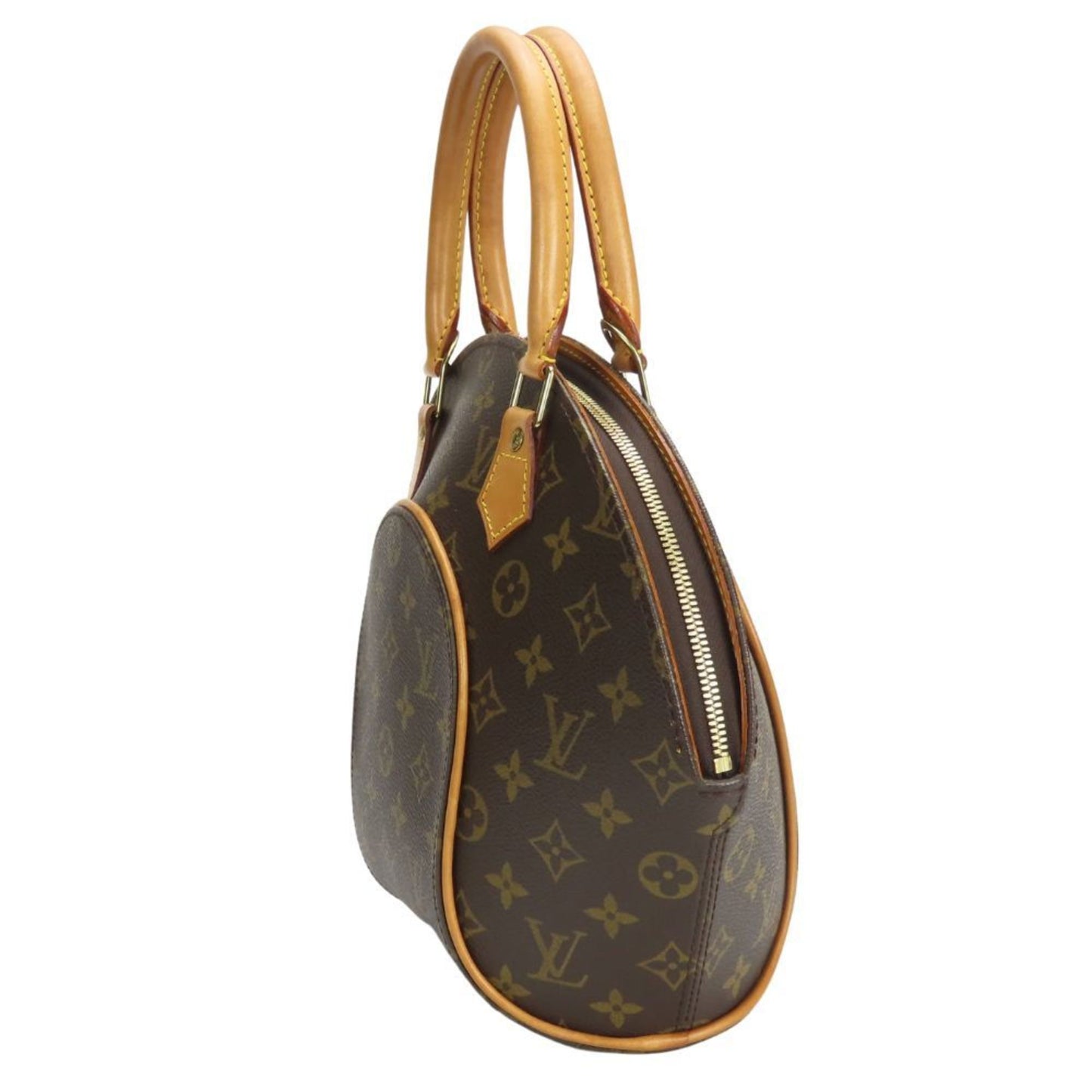 Louis Vuitton Ellipse PM, Brown, Canvas, handbag